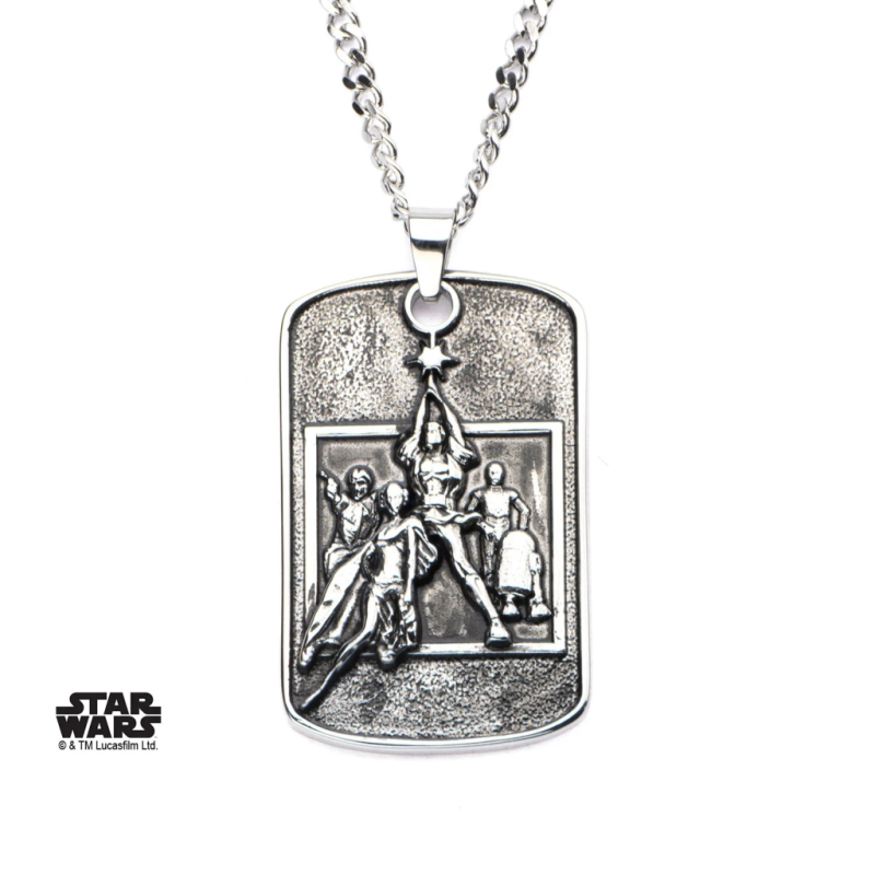 STAR WARS - Poster Relief Dog Tag Pendant comes with Chain 