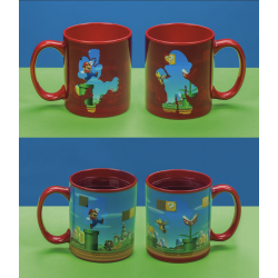 SUPER MARIO BROS - Vintage - Mug thermoréactif 