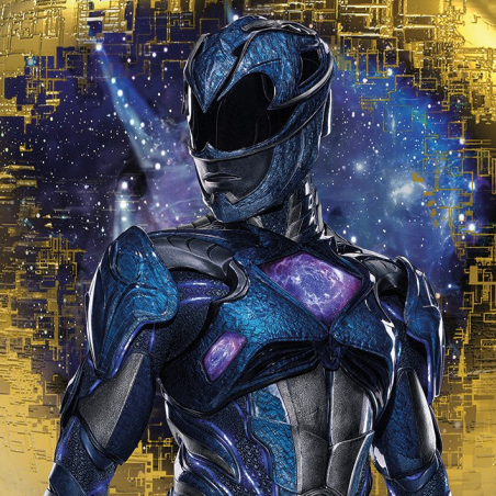 POWER RANGERS MOVIE - Canvas 40X40 '18mm' - Blue Ranger Pose 