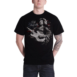 MUSIC - T-Shirt Jimi Hendrix Flag (S) 2