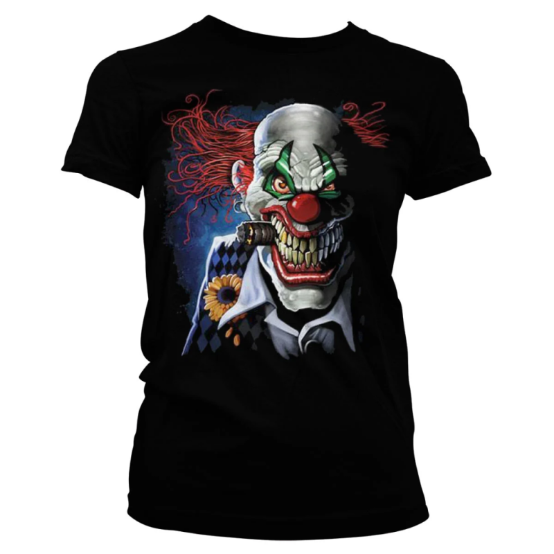 HORROR - T-Shirt Joker Clown - GIRL (L) 