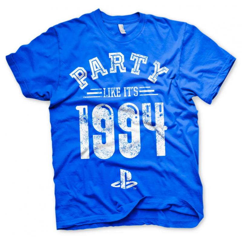 PLAYSTATION - T-Shirt Party Like It's 1994 - BLUE (12A) 
