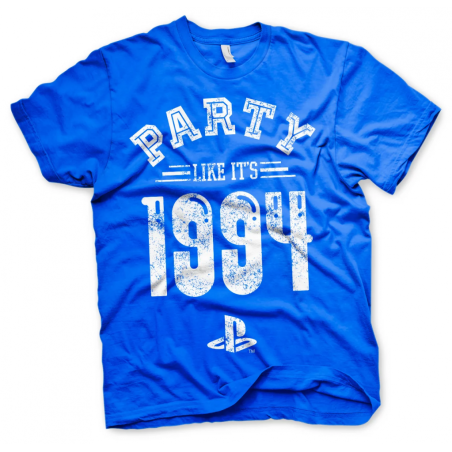 PLAYSTATION - T-Shirt Party Like It's 1994 - BLUE (12A) 