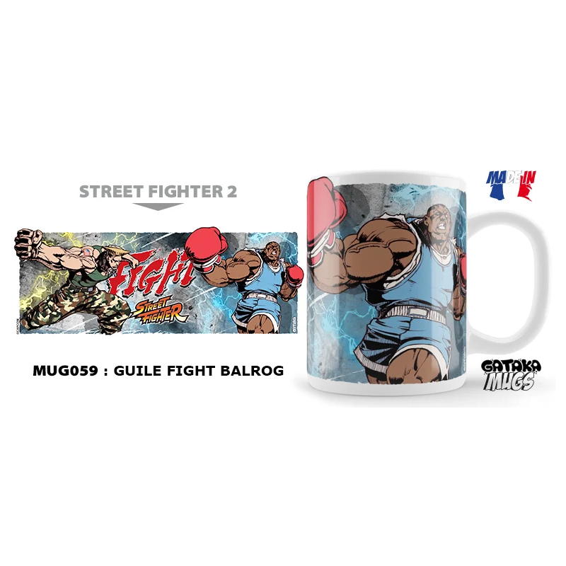 STREET FIGHTER - Mug - Guile Fight Balrog 