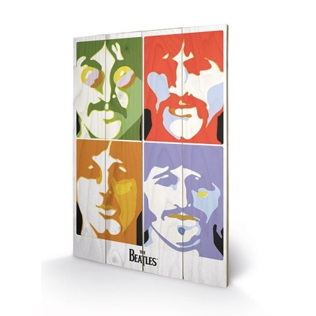 THE BEATLES - Sea of Science - Impression sur bois 40x59cm 
