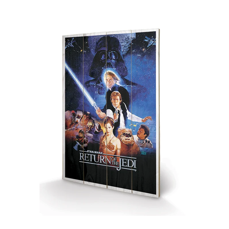 STAR WARS - Return of the Jedi - Impression sur bois 40x59cm 