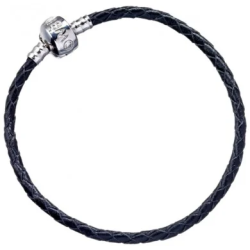 HARRY POTTER - Bracelet Fantaisie cuir noir - 21cm 2