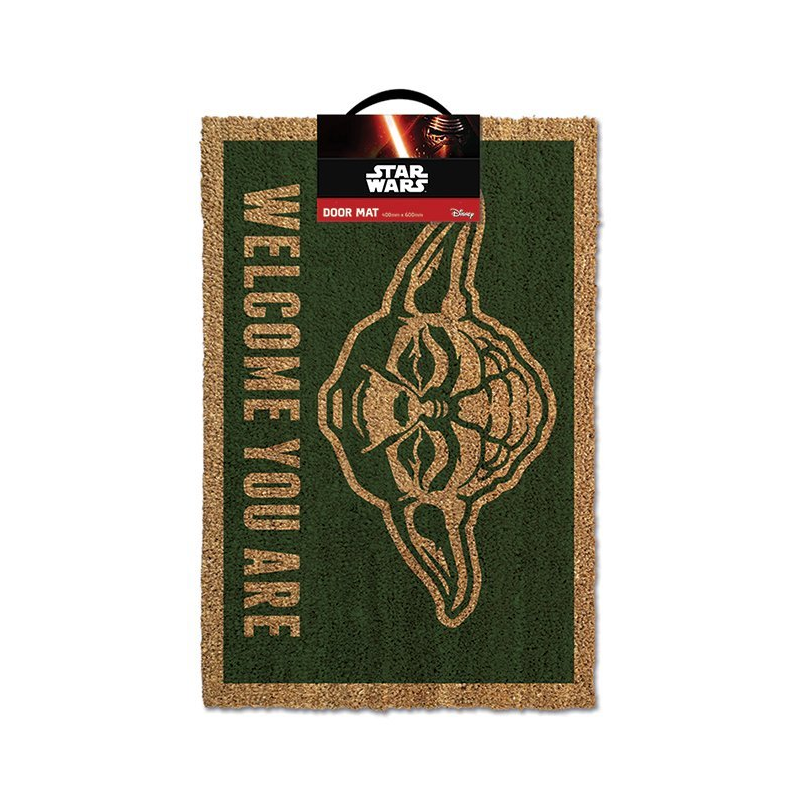 STAR WARS - Paillasson 40X60 - YODA Welcome you are 