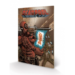 DEADPOOL - Bang - Impression sur bois 40x59cm 2