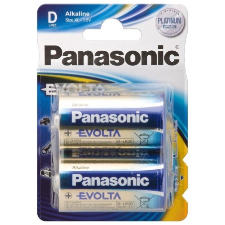 PANASONIC - Piles Alcaline Evolta D-LR20 X 2 