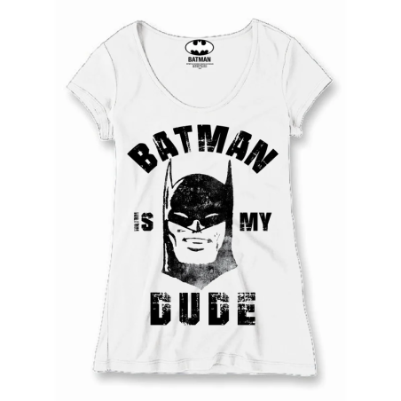 BATMAN - T-Shirt Batman is My Dude - GIRL (M) 