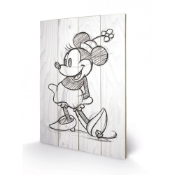 DISNEY - Minnie Mouse - Impression sur bois 40x59cm 2