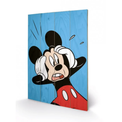 DISNEY - Mickey Mouse Shocked - Impression sur bois 40x59cm 2