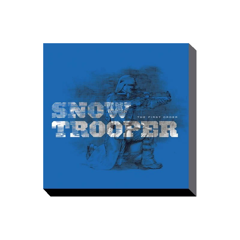 STAR WARS - Canvas 40X40 '38mm' - Episode VII - Snowtrooper Blue 
