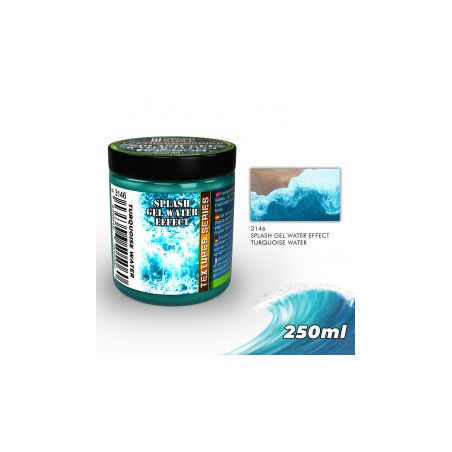 Gel à effet d'eau - Turquoise 250ml