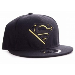 SUPERMAN - Cap DC Comics Golden Logo - Black 2
