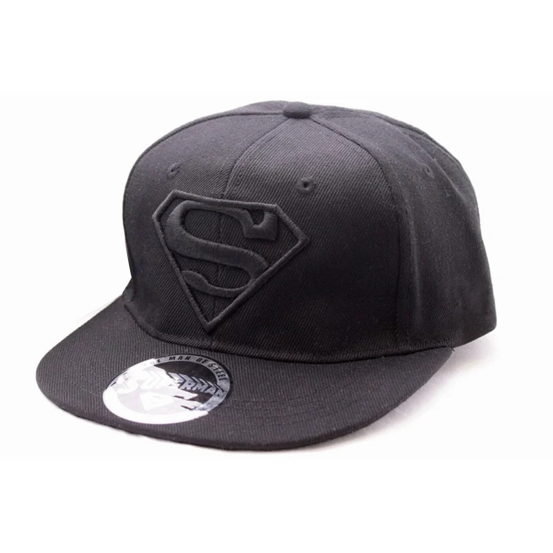 SUPERMAN - Casquette DC Comics Logo - Black/Black 