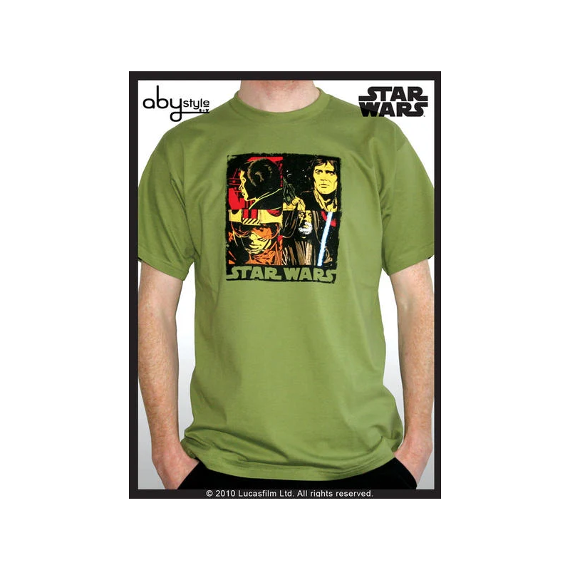 STAR WARS - T-Shirt Pop Art - Green (S) 