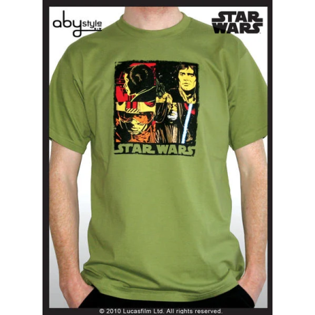 STAR WARS - T-Shirt Pop Art - Green (S) 