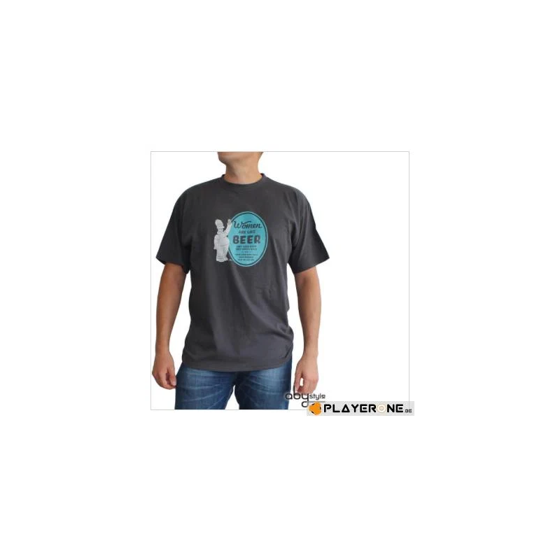 SIMPSONS - T-Shirt Homme BEER - Dark Grey (S) 