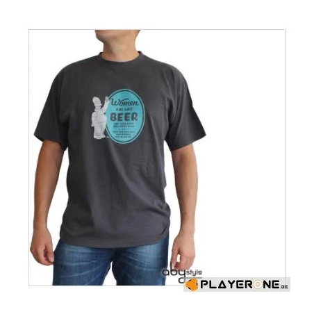 SIMPSONS - T-Shirt Homme BEER - Dark Grey (S) 