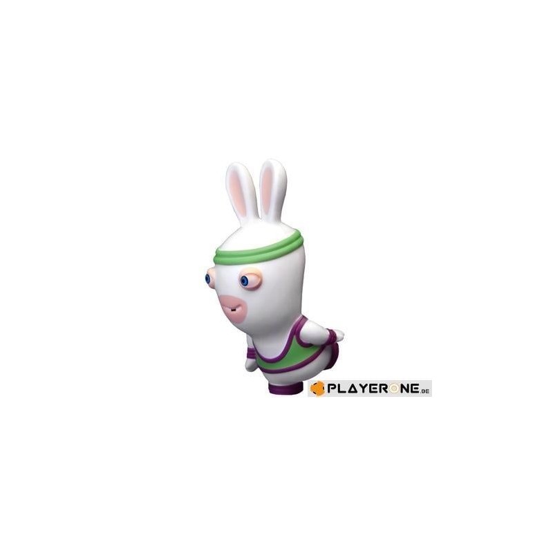 LAPINS CRETINS - Figurine Anti Stress - Modele 2 - Sport (10 Cm) 