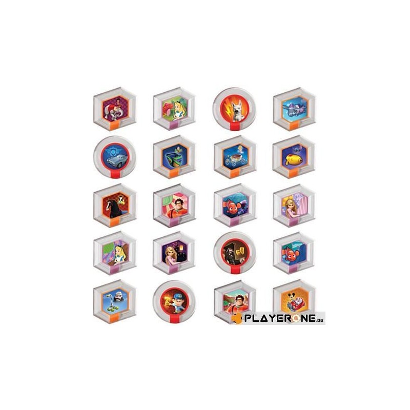 DISNEY INFINITY - 2-Power Disks Pack WAVE 1 (BOX 48 Pces) 