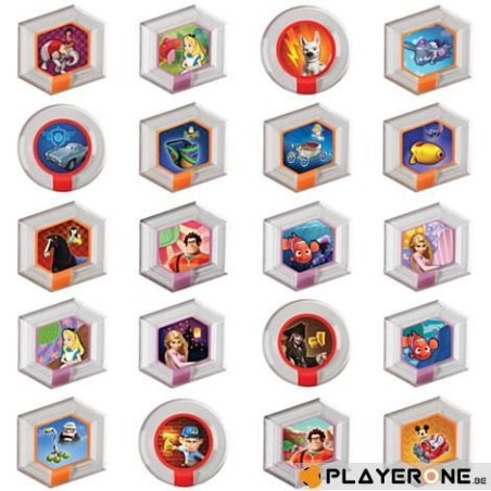 DISNEY INFINITY - 2-Power Disks Pack WAVE 1 (BOX 48 Pces) 