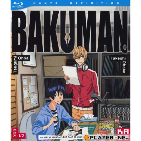 Blu Ray - BAKUMAN - Saison 1 : BOX 1/2 