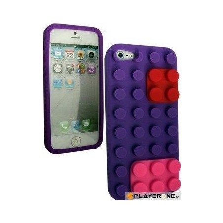 BUMPER - Housse LEGO  IPHONE 5 - Violet 