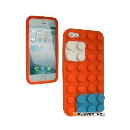 BUMPER - Housse LEGO IPHONE 5 - Orange 
