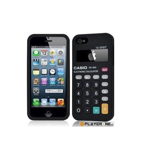 BUMPER - Housse CALCULATRICE IPhone 5 - Noir 
