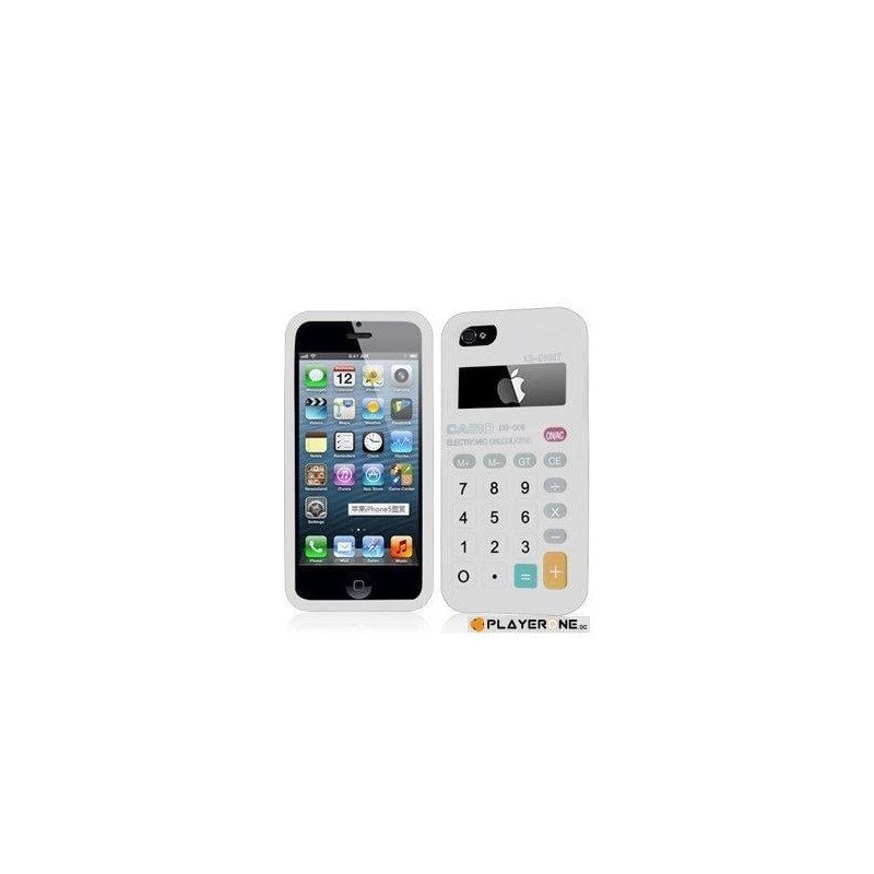 BUMPER - Housse CALCULATRICE IPhone 5 - Blanc 