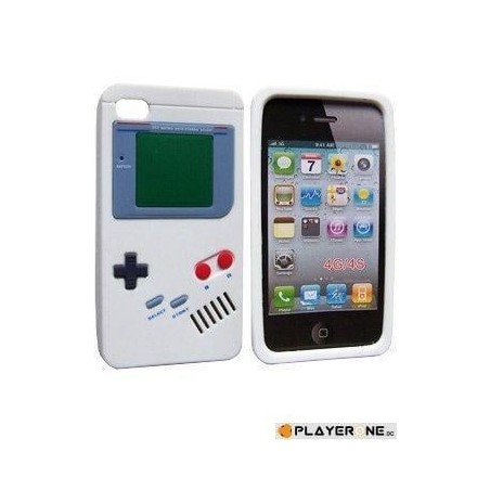 BUMPER - Housse GAME BOY IPhone 4 - Gris 