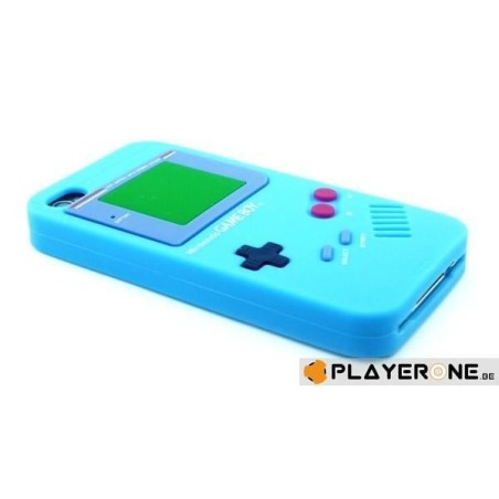 BUMPER - Housse GAME BOY IPhone 4 - Bleu 