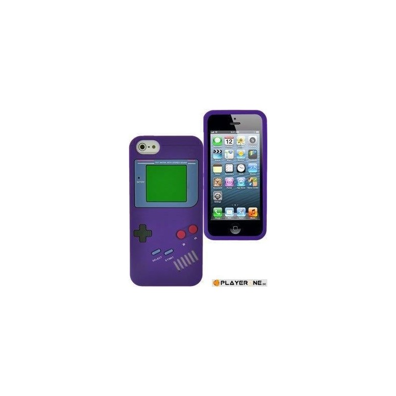 BUMPER - Housse GAME BOY IPhone 5 - Violet 