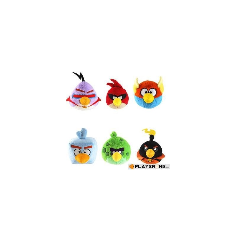 ANGRY BIRDS SPACE - Assort. Peluches animées 12 Cm ( Box of 12 ) 