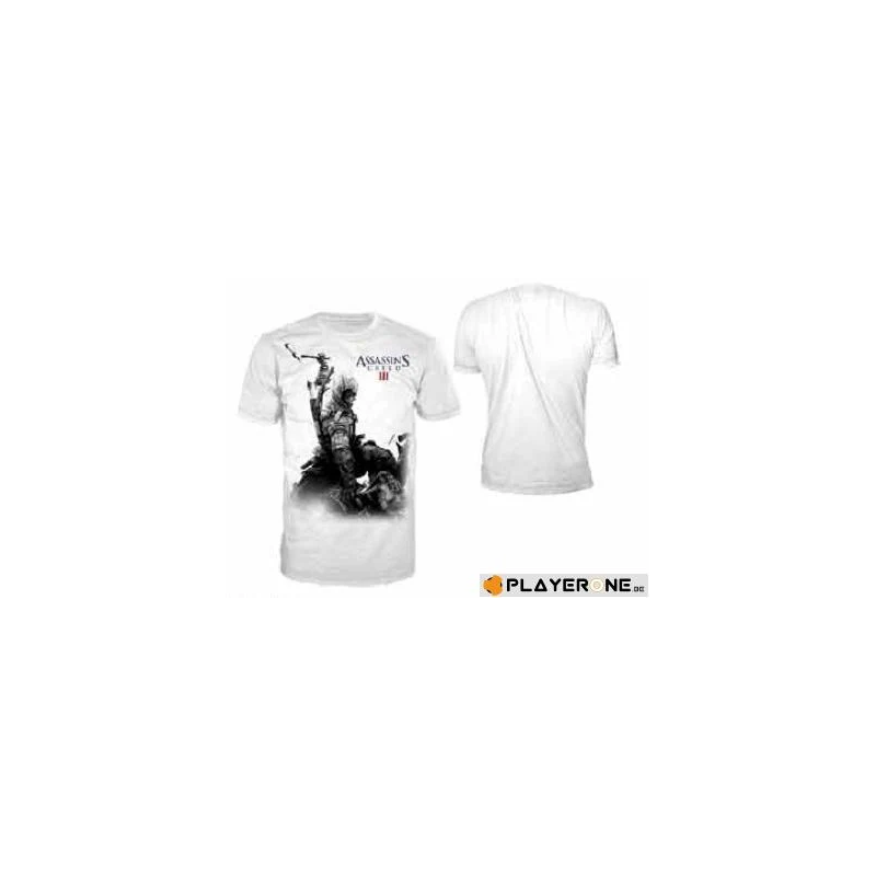 ASSASSIN'S CREED 3 - T-Shirt White - Connor Smash (S) 