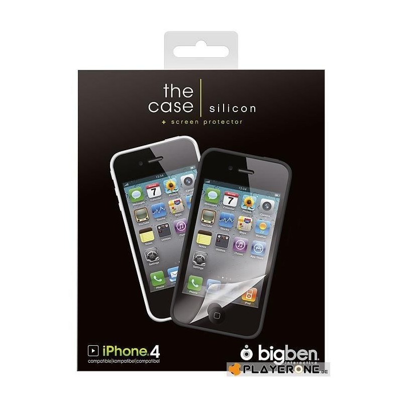 IPhone - The Case Silicon : 2 x Glove + ProtectKit (Big Ben) Iphone 4 