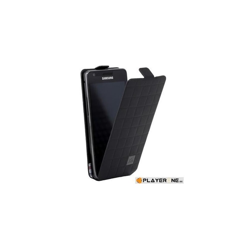 QUIKSILVER - Leather Case Black With Flag Galaxy SII 