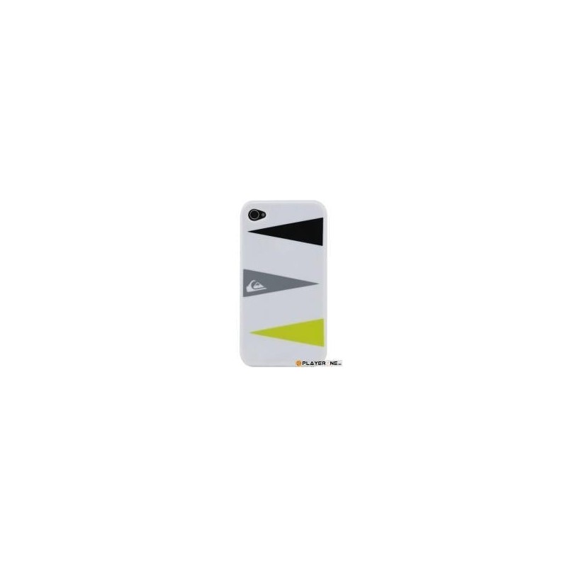 QUIKSILVER - Hard Case Iphone 4/4S : Graphic White Triple Layers 