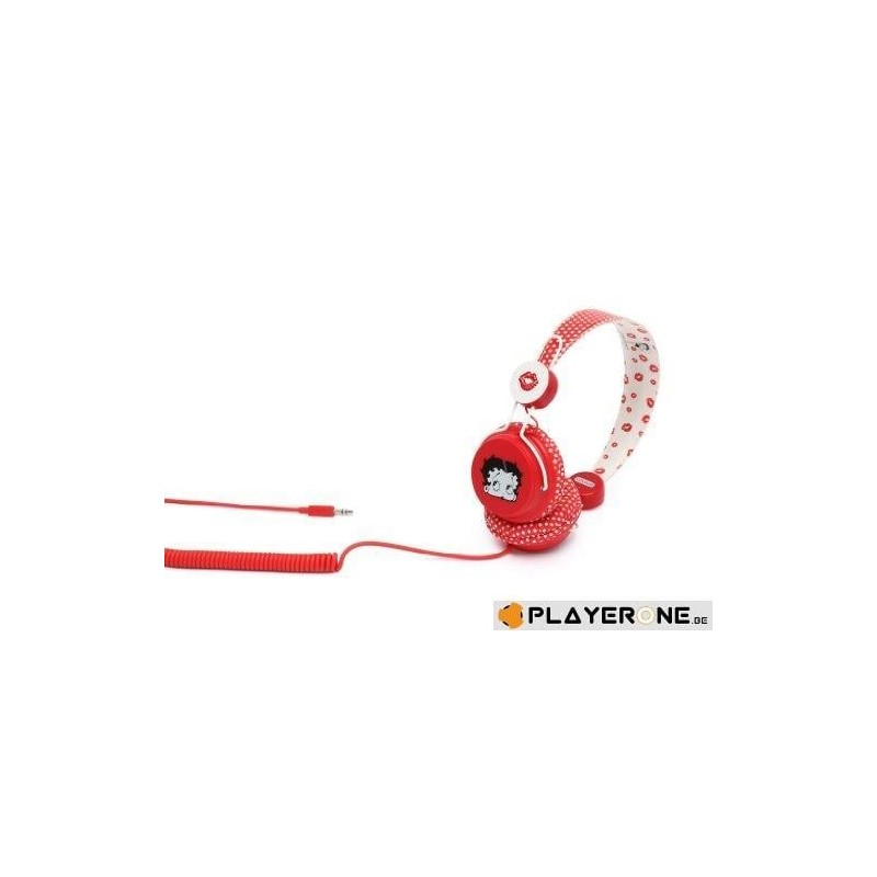 COLOUD - Headphone Betty Boob Red White Dots 