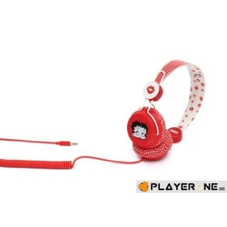 COLOUD - Headphone Betty Boob Red White Dots 
