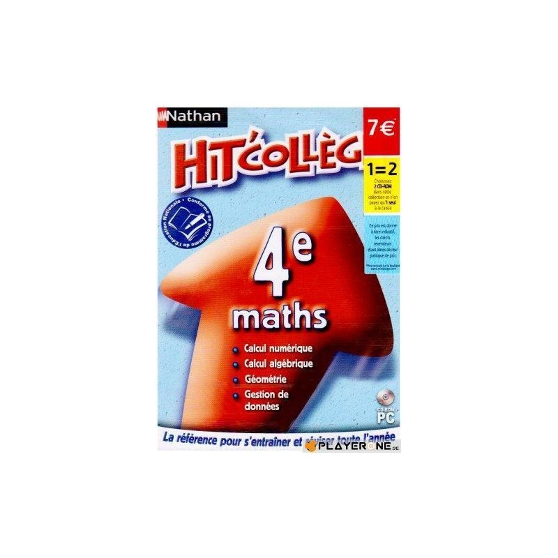 Hit College : Maths 4eme (13-14 ans) 
