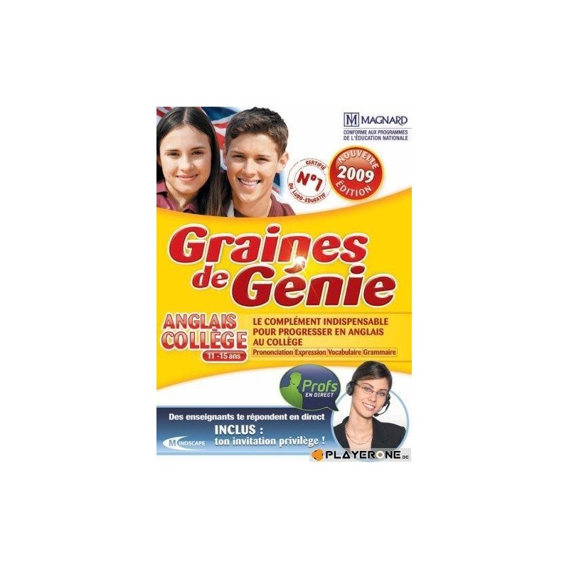 Graines de Génie Anglais College Edition 2009 (11-15 ans) 