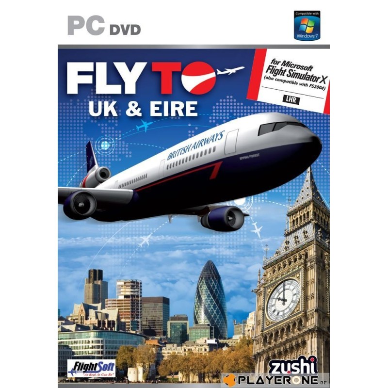 Fly To UK and Eire ( for Flight Simulator X ) (UK only) 