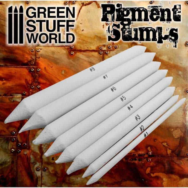 Set 8x Estompes pour pigments