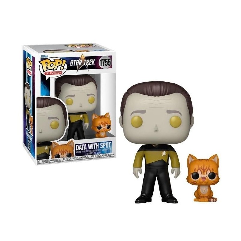 STAR TREK THE NEXT GENERATION - POP & Buddy N° 1755 - Data avec Spot 