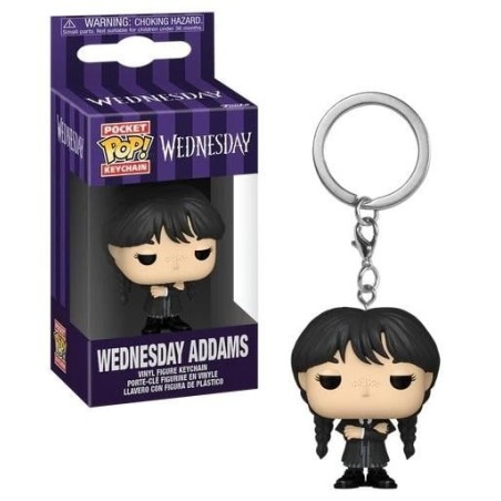 MERCREDI - Pocket Pop Keychain - Mercredi Addams (Veste noir) 