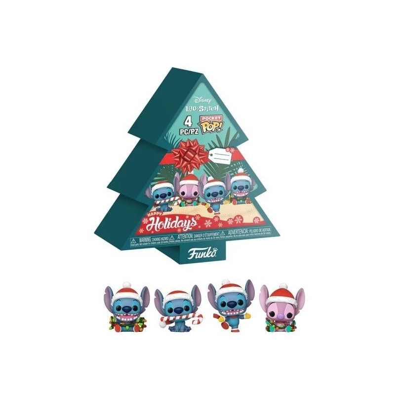 STITCH HOLIDAY - Pocket Pop 4 Pack - Tree Box 
